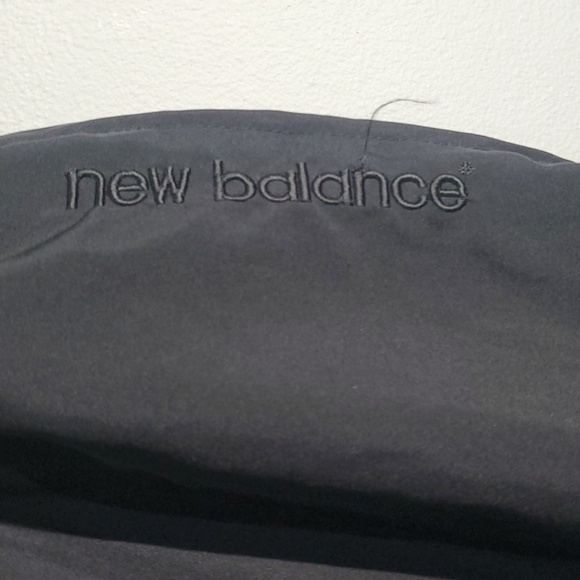 New Balance pants women's sz small S black elastic waist ankle zipper thin sheer - Picture 4 of 9